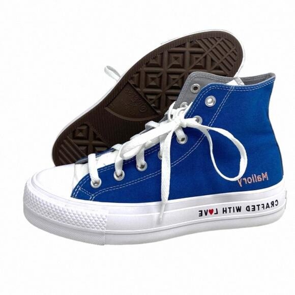 Converse Ctas Lift Platform Shoes Hi Canvas Black 171209C-WBGW Custom Women Gray - Picture 8 of 11